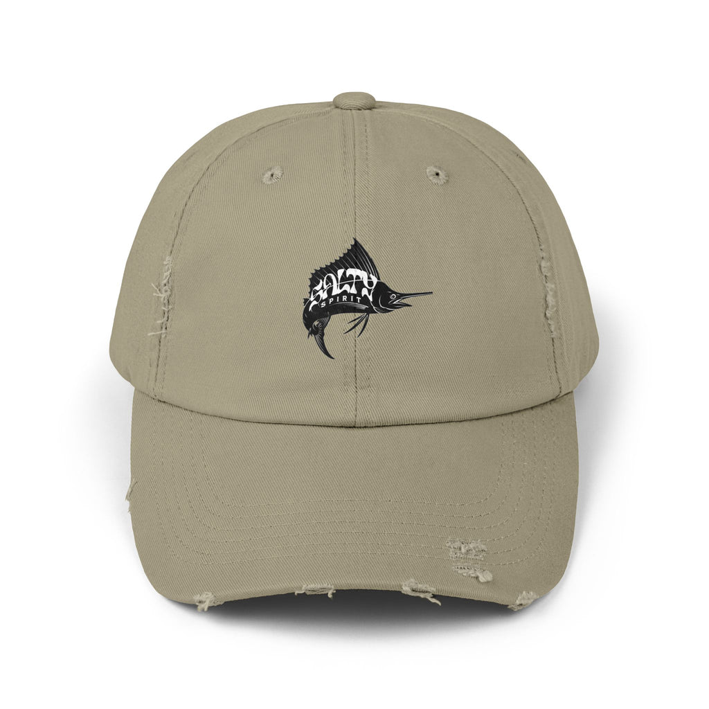 Salty Sailfish Distressed Cap