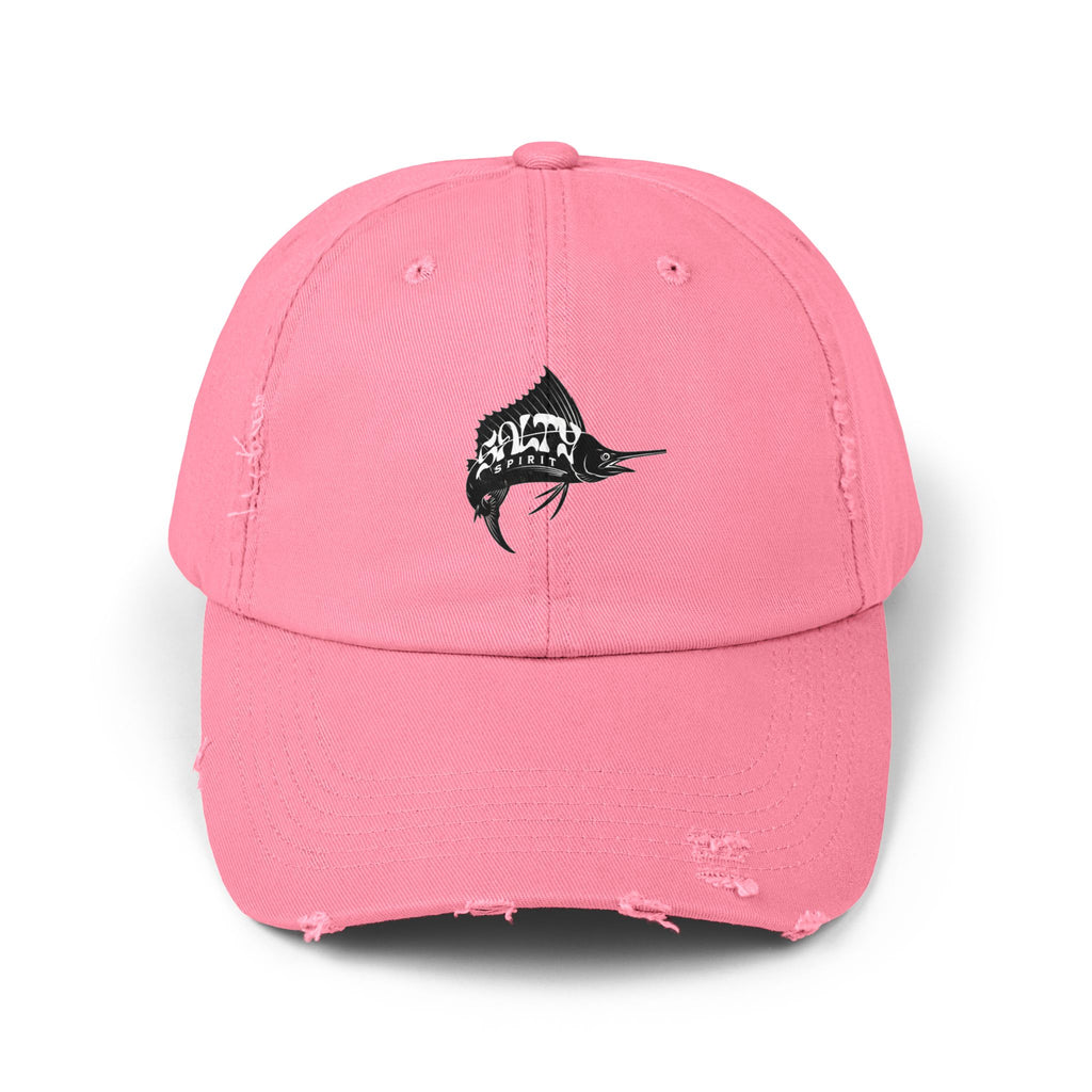 Salty Sailfish Distressed Cap