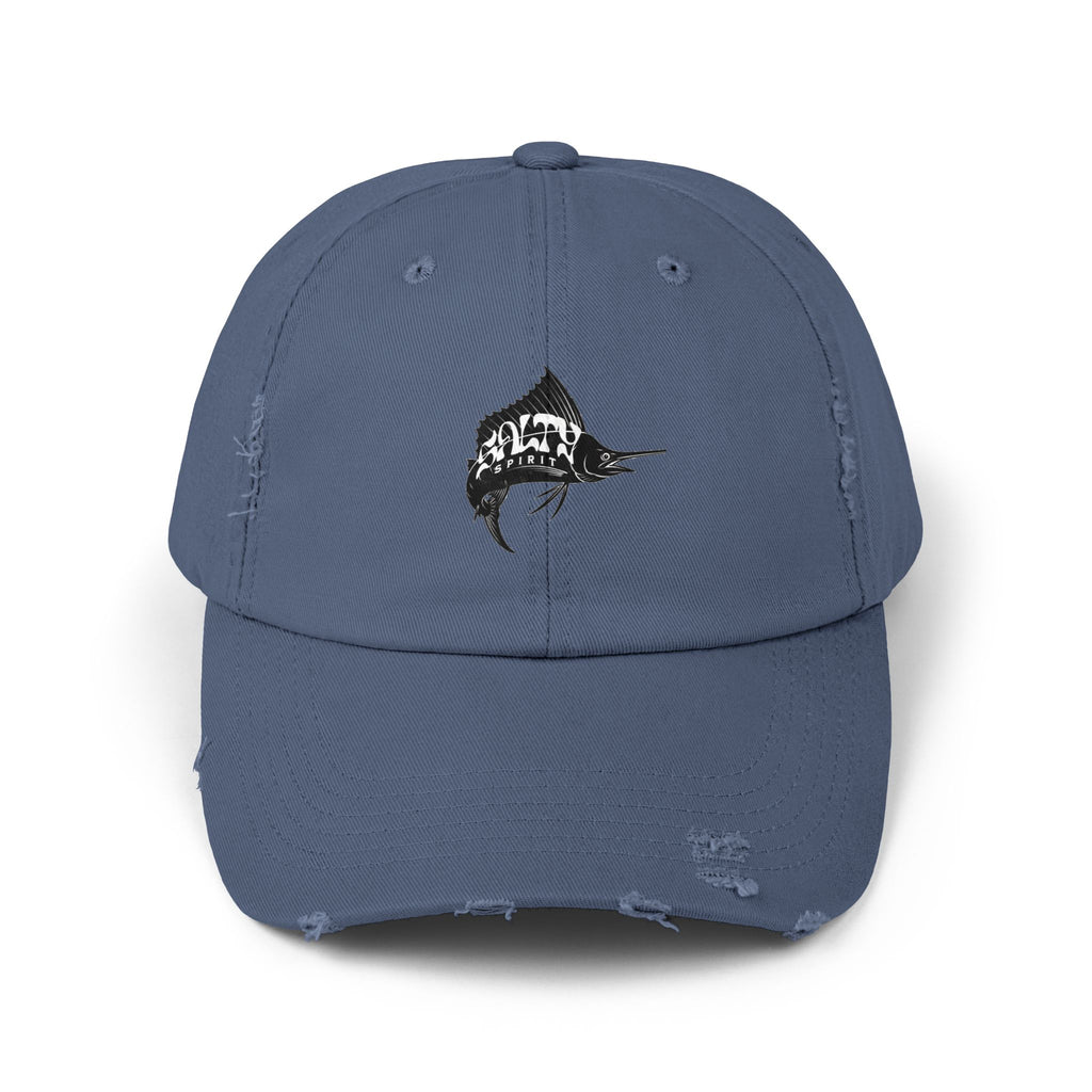 Salty Sailfish Distressed Cap