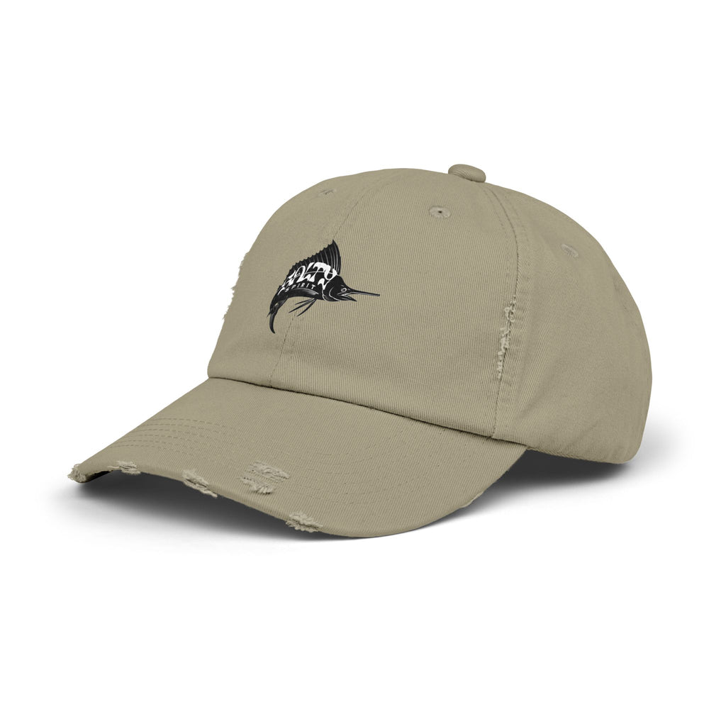 Salty Sailfish Distressed Cap