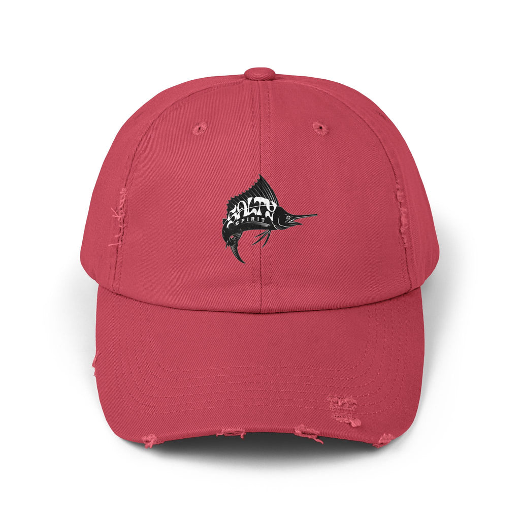 Salty Sailfish Distressed Cap